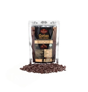 GOTAS DE CHOCOLATE 70% CACAU USO CULINÁRIO 180G