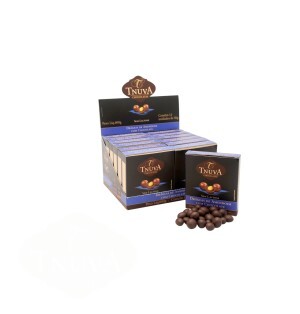 DISPLAY AMENDOIM DRAGEADO AO CHOCOLATE 600G- 12 CAIXINHAS 50G